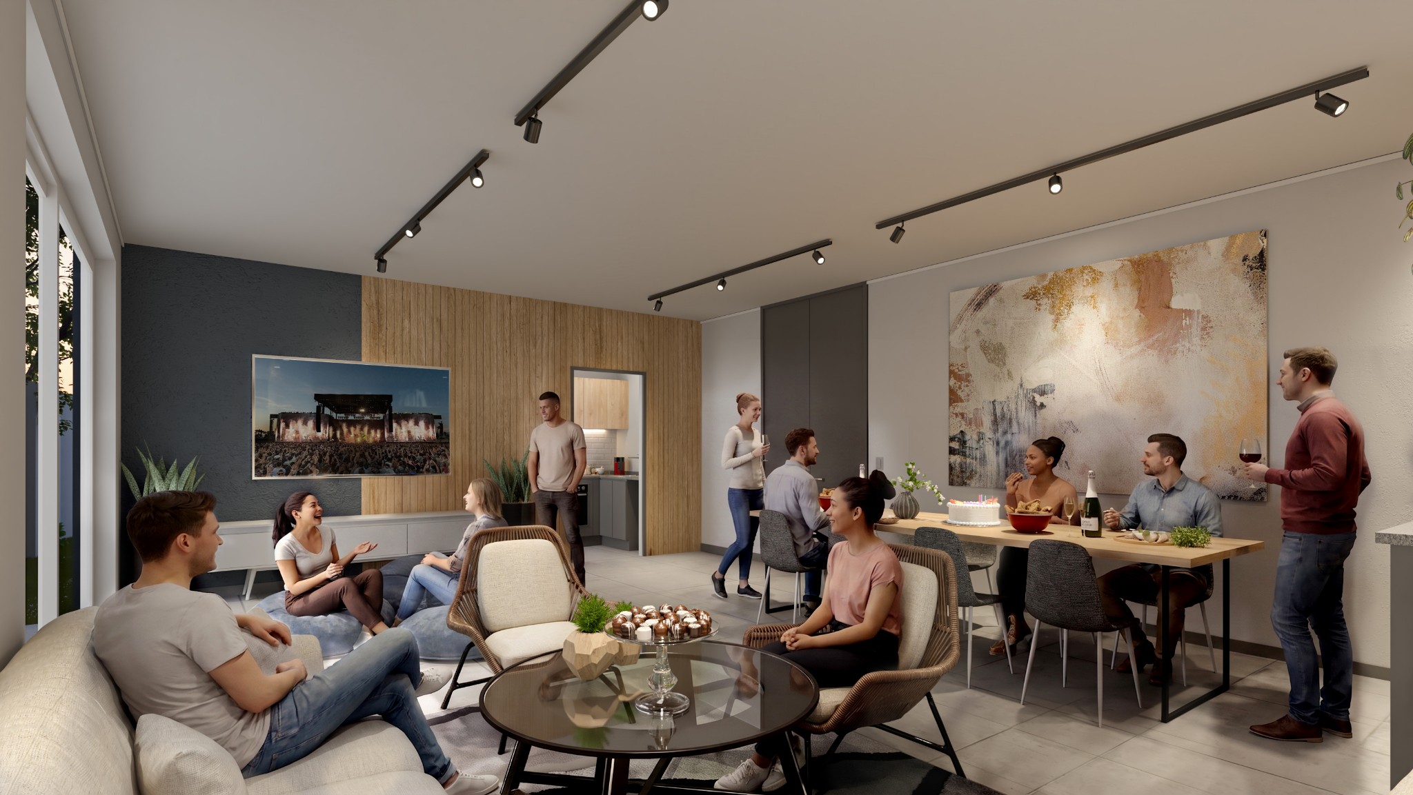 Espacio común interior