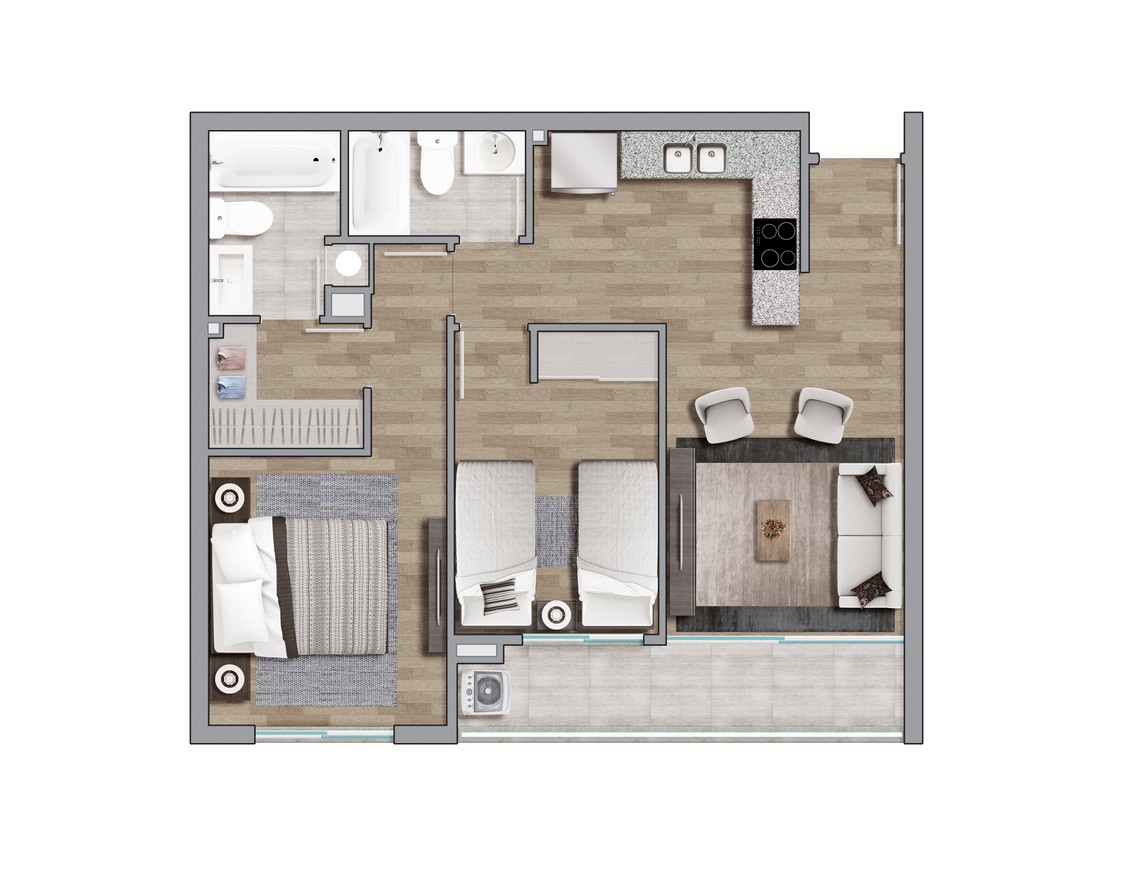 Planta de departamento