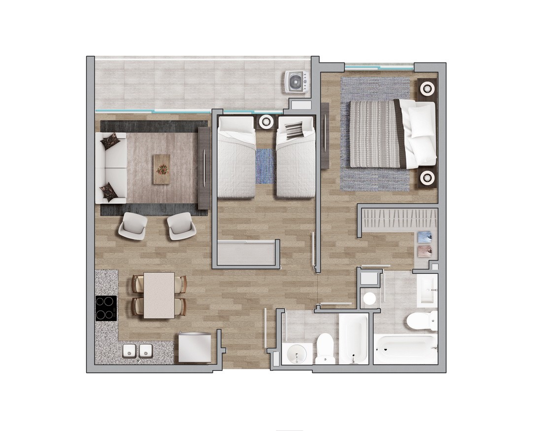 Planta de departamento