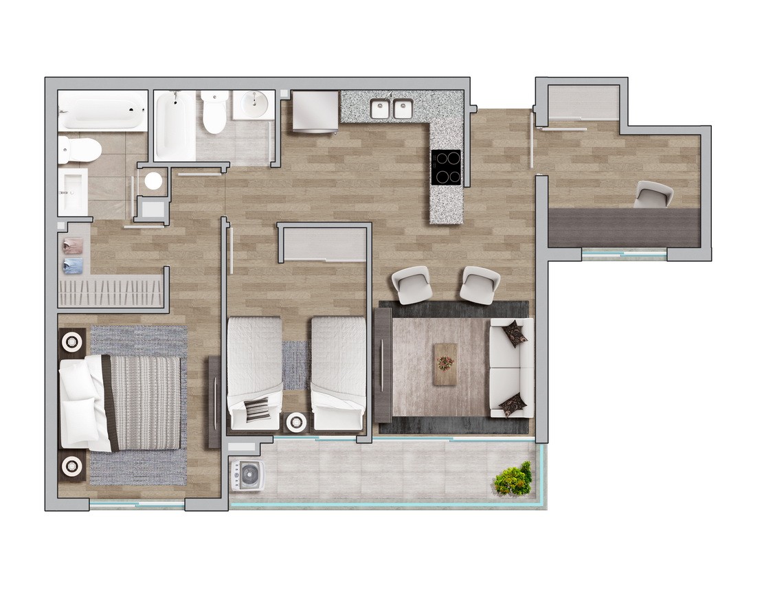 Planta de departamento
